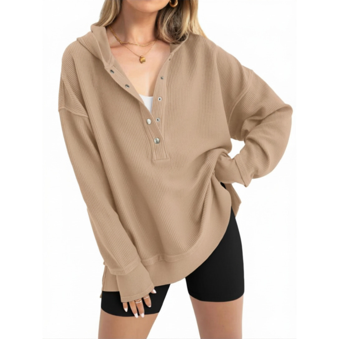 Tahlia | Cosy Oversized Raglan Hoodie Sweatshirt