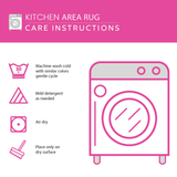 Wave Journey Non-Slip Kitchen Rug – NCU0DV8223