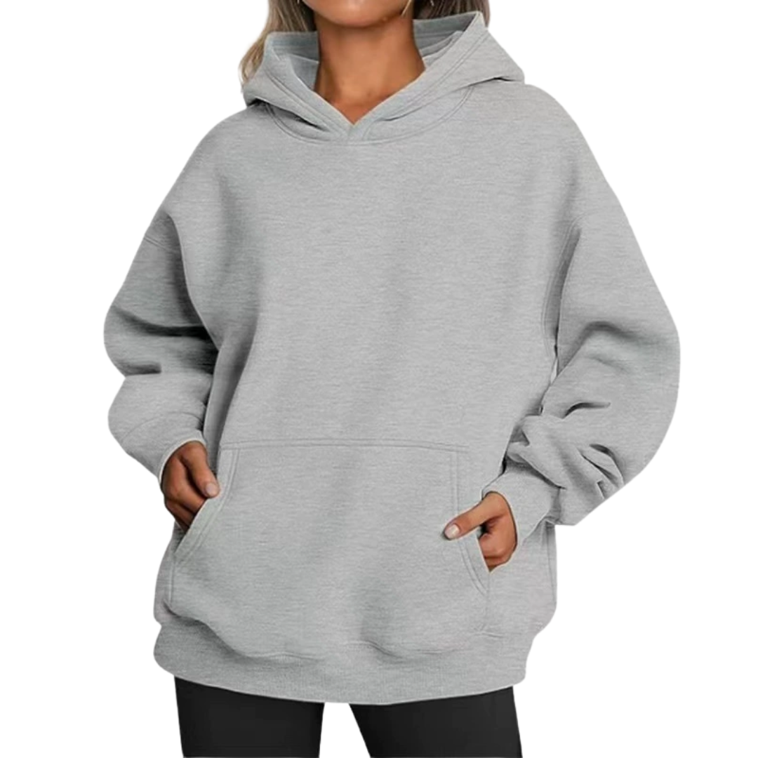 Xanthe | Cosy Oversized Fleece Pullover Hoodie