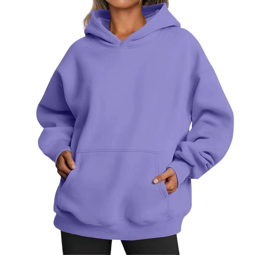 Xanthe | Cosy Oversized Fleece Pullover Hoodie
