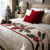 Quilted Christmas Bed Runner - NCU0VT242