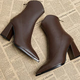 Imogen | Chrome Tip Chelsea Boots