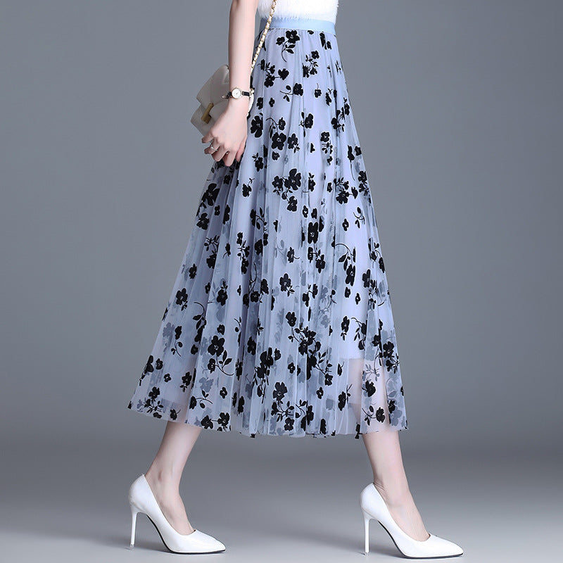 Eliza | Chic Floral Midi Skirt