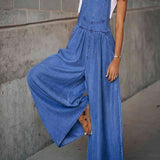 Zoe | Vintage Wide Leg Fashion Jumpsuit