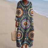 Ashley - Boho Dress with Ethnic Print