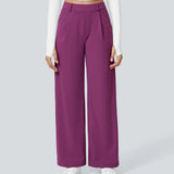 Caitlin | Casual High Waist Straight Leg Pants