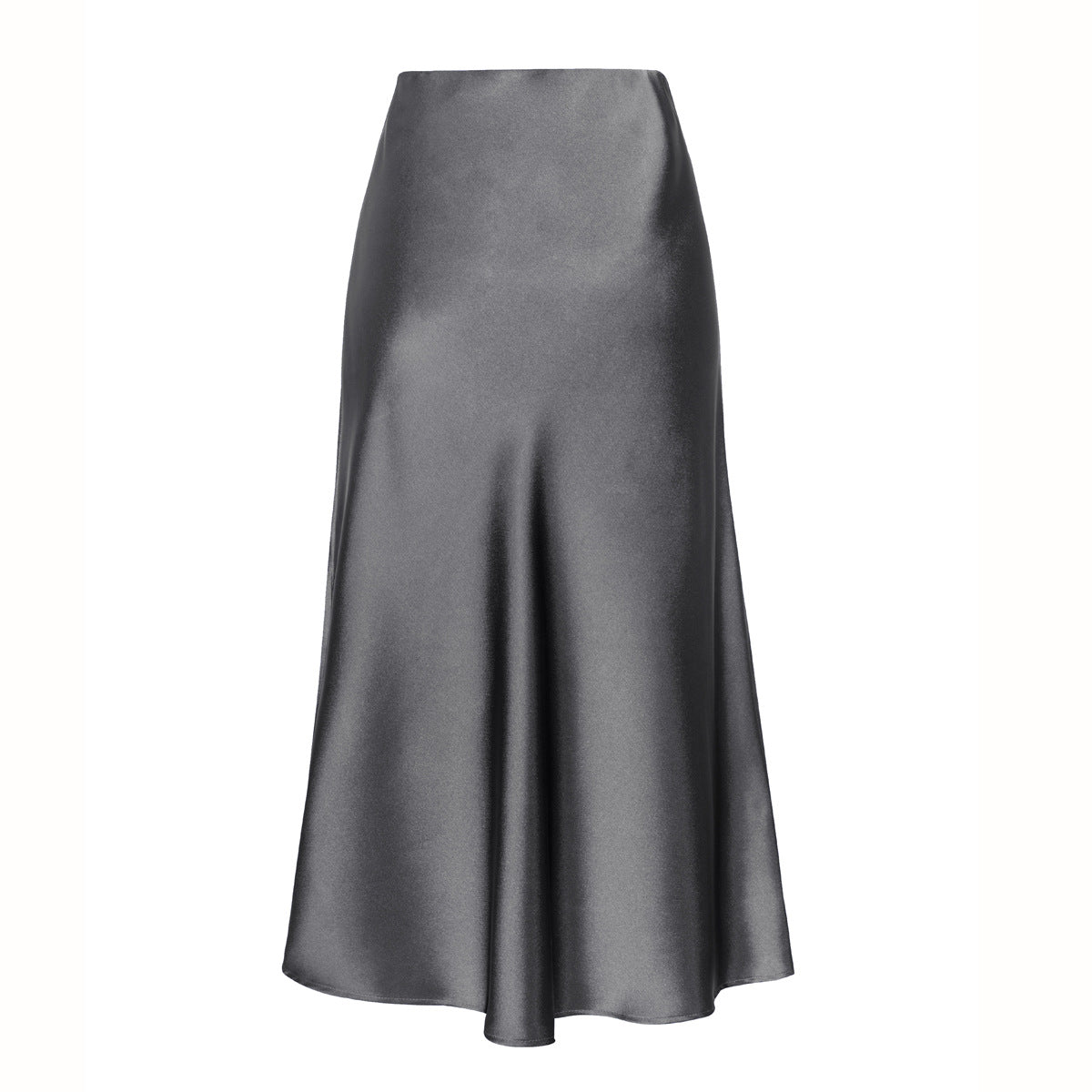 Yasmin | Elegant High Waist Side Slit Midi Skirt