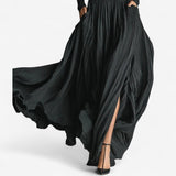 Raquel - Elegant High-Waisted Maxi Dress