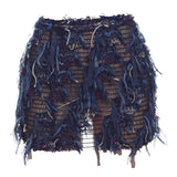 Tamara | Chic Fringe Detail High-Waist Mini Skirt