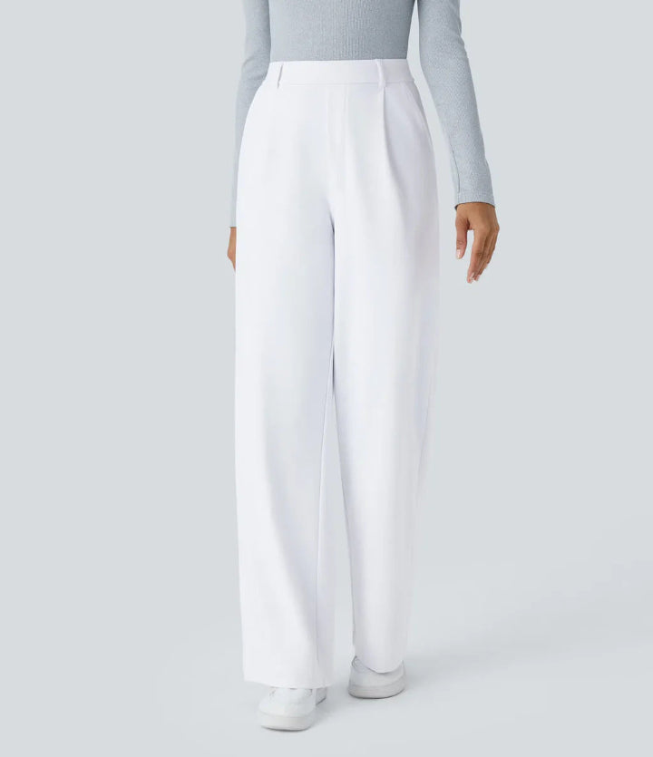 Tessa | Casual Wide Leg Minimalist Trouser
