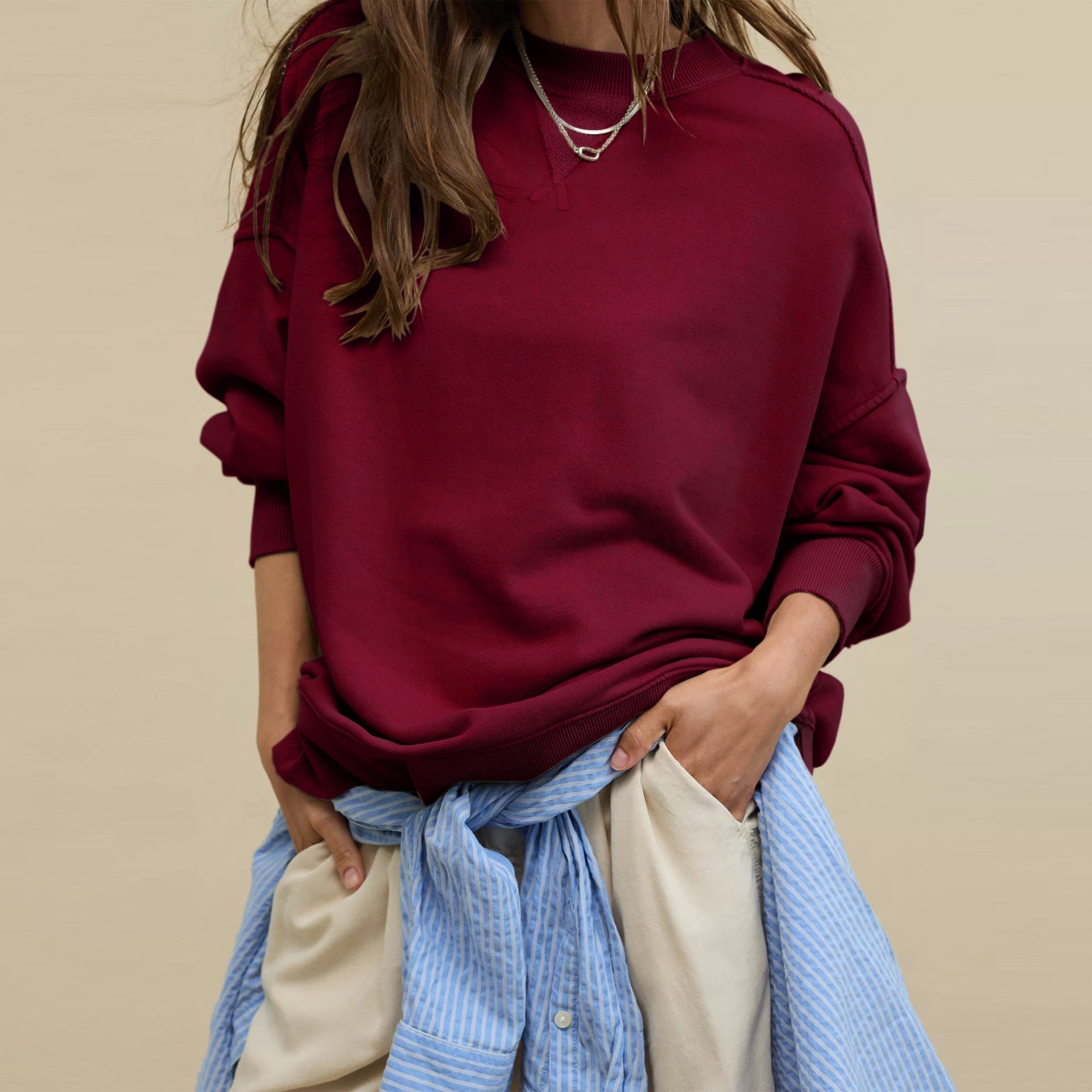 Elsie | Relaxed Fit Classic Sweatshirt