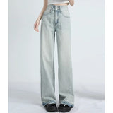 Chloe | Summer Loose Fit Hem Jeans