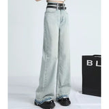 Chloe | Summer Loose Fit Hem Jeans