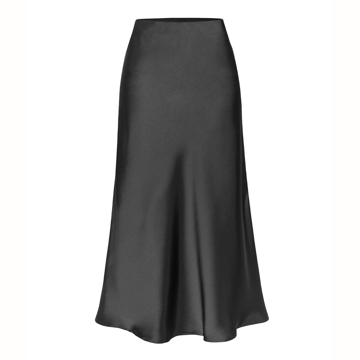 Yasmin | Elegant High Waist Side Slit Midi Skirt