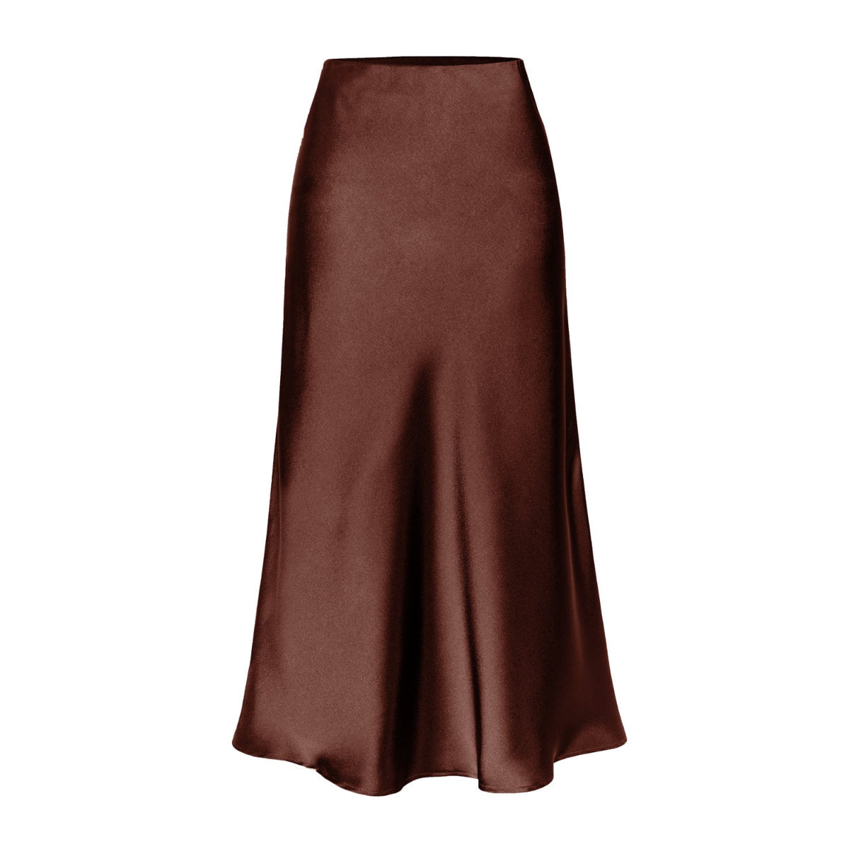 Yasmin | Elegant High Waist Side Slit Midi Skirt