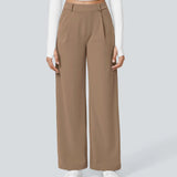 Caitlin | Casual High Waist Straight Leg Pants