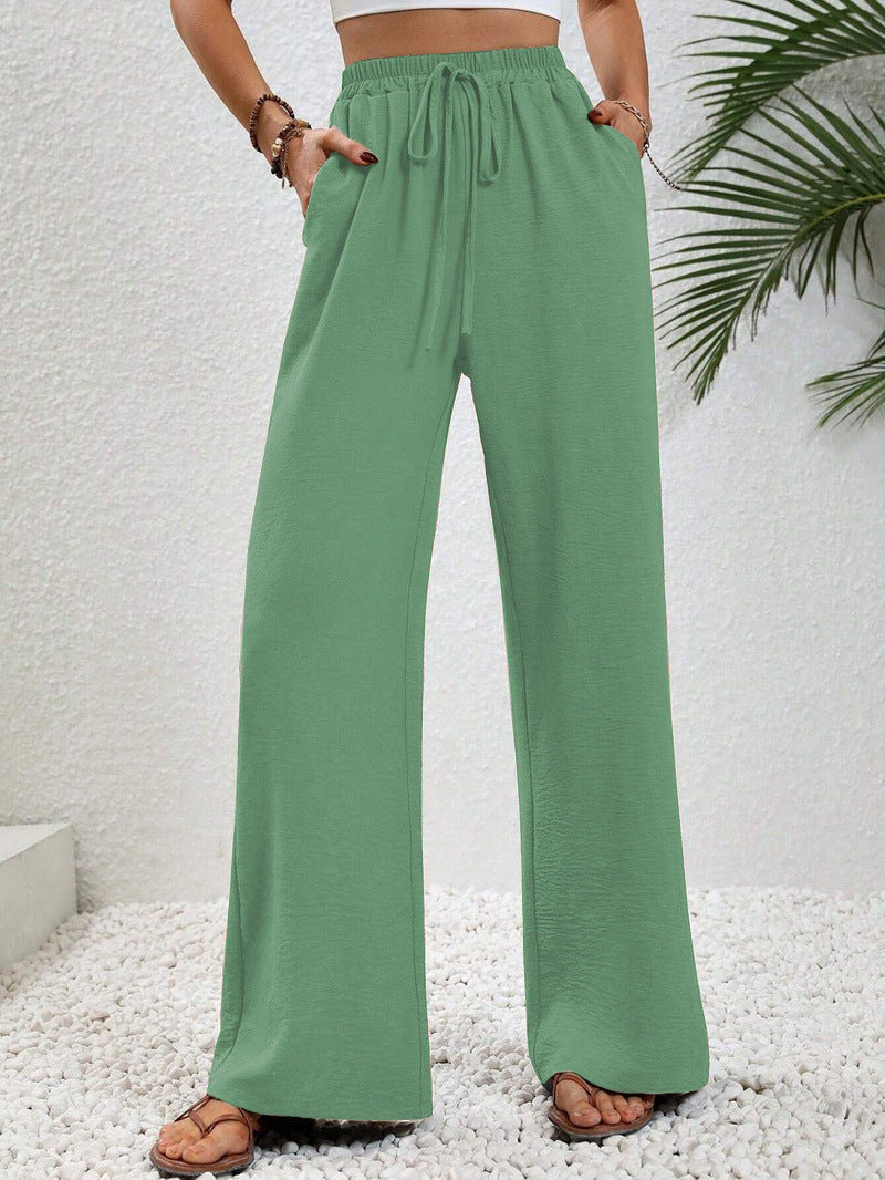 Megan | Casual Wide Leg Drawstring Pants