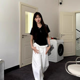 Ruby | Elegant Lace-Trimmed Wide-Leg Jeans