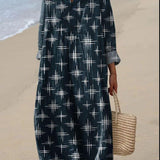 Lillian - Bohemian Dress with Star Print
