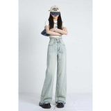 Chloe | Summer Loose Fit Hem Jeans