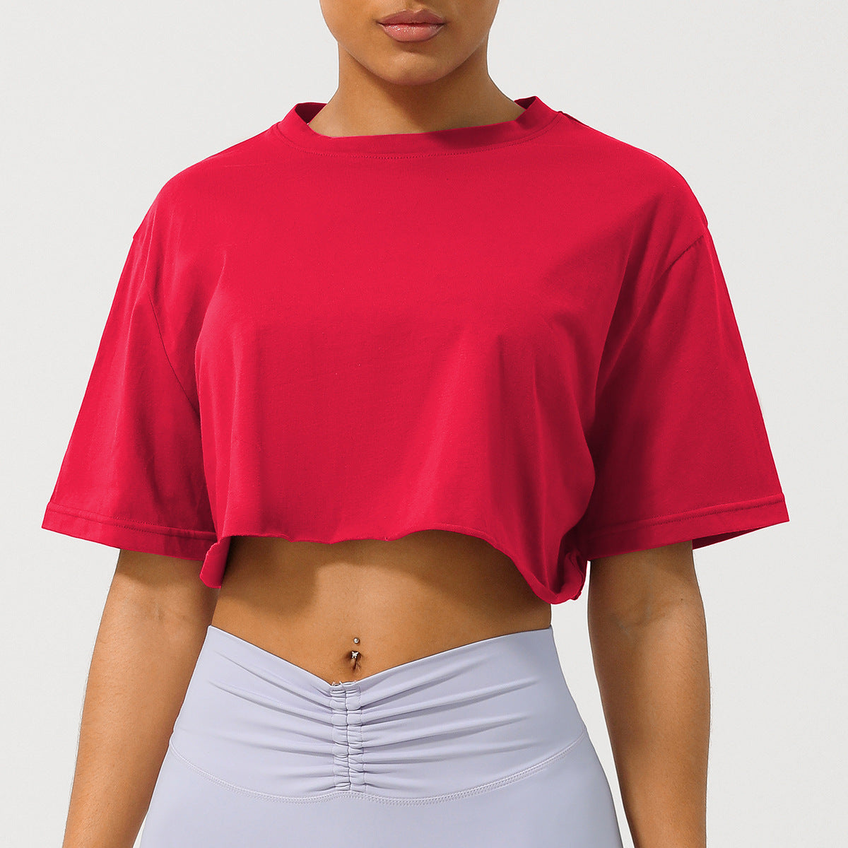 Kristy | Relaxed Fit Crop Tee