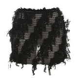 Tamara | Chic Fringe Detail High-Waist Mini Skirt