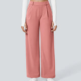 Caitlin | Casual High Waist Straight Leg Pants
