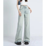 Chloe | Summer Loose Fit Hem Jeans
