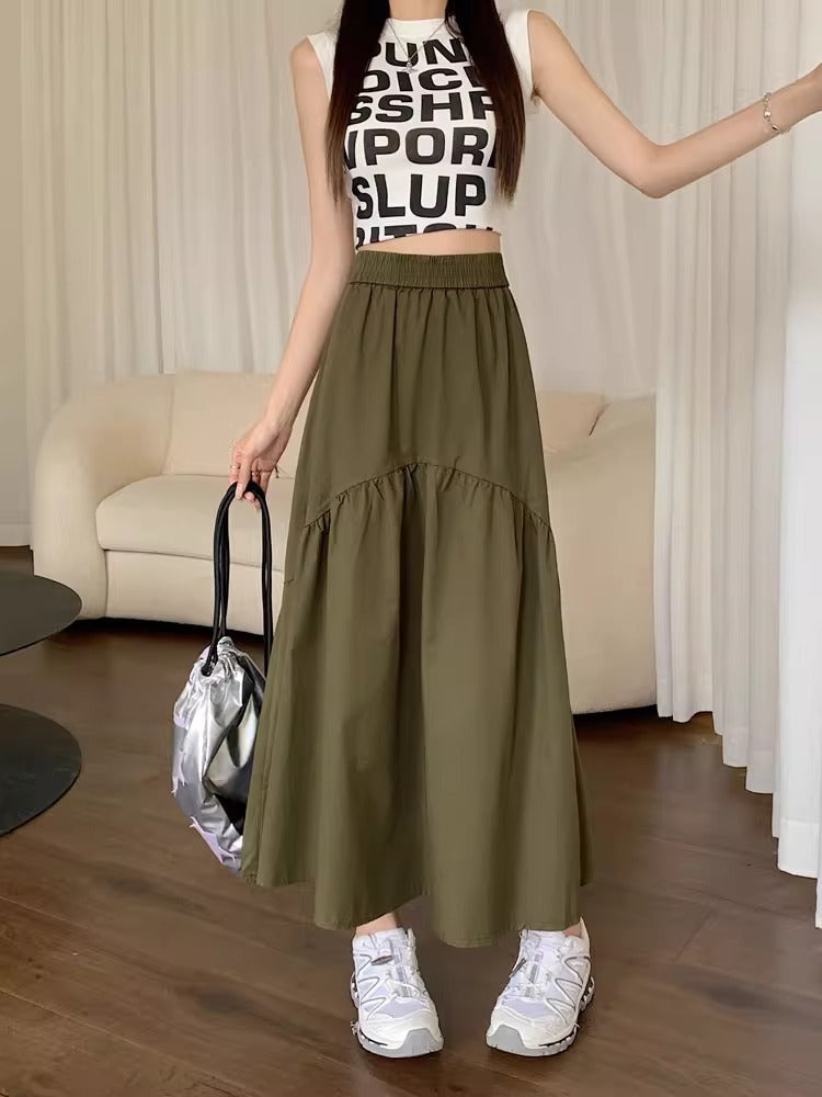 Claire | Modern Casual Long Skirt