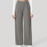 Tessa | Casual Wide Leg Minimalist Trouser