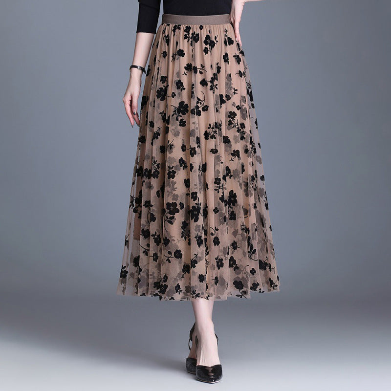 Eliza | Chic Floral Midi Skirt