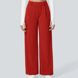 Caitlin | Casual High Waist Straight Leg Pants