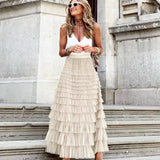 Felicity | Elegant Maxi Layered Cake Skirt