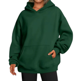 Xanthe | Cosy Oversized Fleece Pullover Hoodie