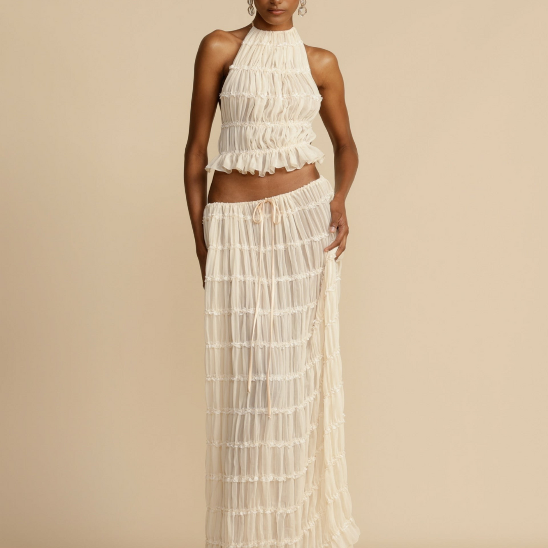 Martha | Tank top and skirt