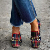 Olivia | Checked loafer