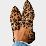 Rieke | Elegant leopard loafers