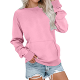 Charlotte | Cosy Solid Oversized Pullover Sweatshirt