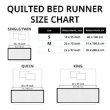 Silent Night Sparkle Quilted Bed Runner - Model NCU0PT8866