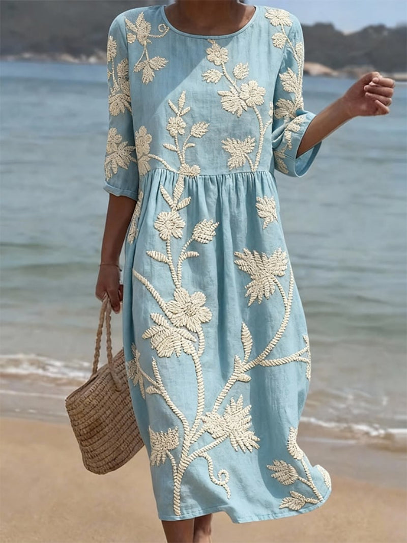 Ella | Floral Print Casual Dress for Women