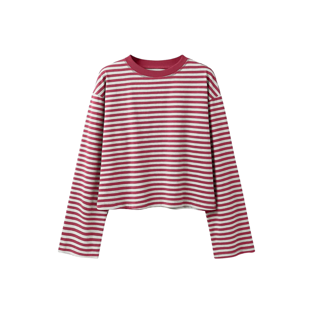 Madison | Relaxed Colorblock Striped Tee