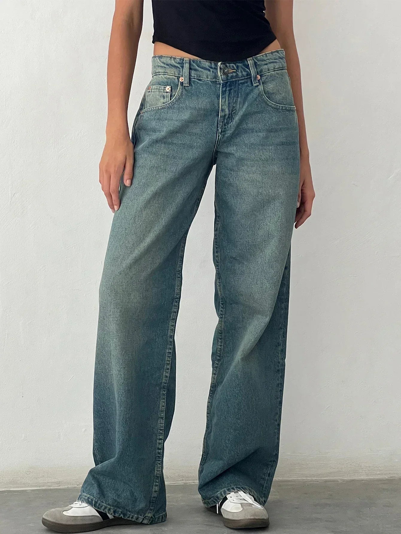 Megan | Vintage Casual Baggy Jeans