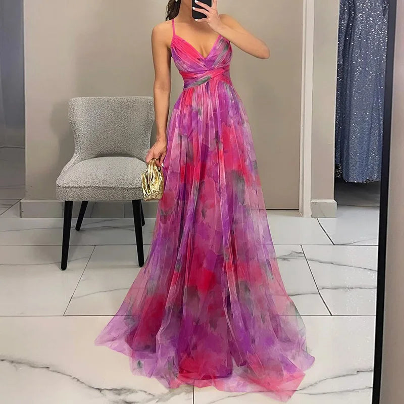 Ruth | Magical maxi dress with floral print
