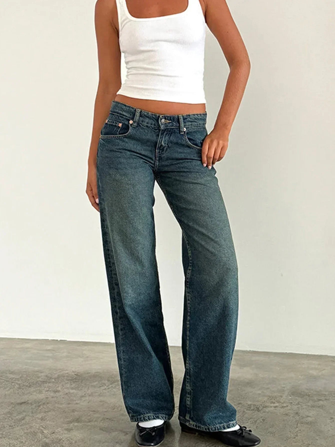Megan | Vintage Casual Baggy Jeans
