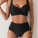 Magdalena | Summery high-waist bikini set