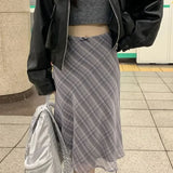 Jacinta | Classic Plaid Midi Skirt