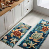 Shoreline Serenity Kitchen Area Rug - Model NCU0TD1441