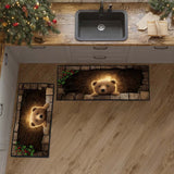 Silent River Edge Kitchen Area Rug - Model NCU0TD1426