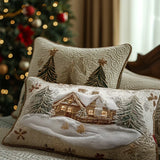 Snug Pillowcase - Winter Wonderland Cabin
