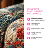 Circle of Life Quilted Sofa Protector - Model NCU0DV1227